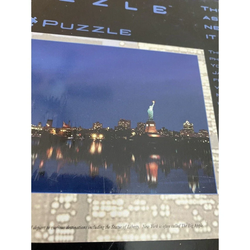 New York City Skyline Panoramic Jigsaw Puzzle Twin Towers 765 Piece Sealed